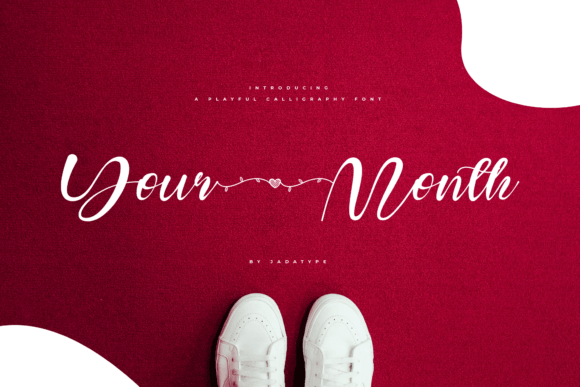 A Script Font with Depth: The Understated Confidence of Your Month