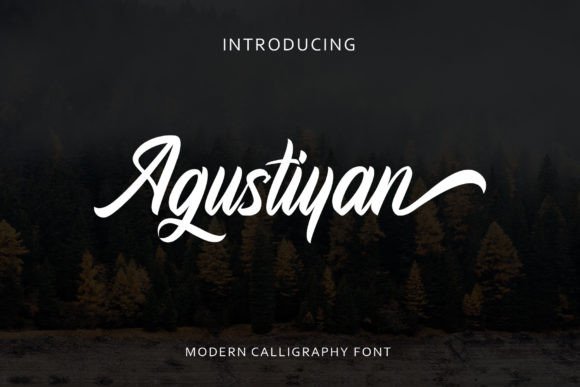 Agustiyan: The Elegant Script Font for Building a Cohesive Brand