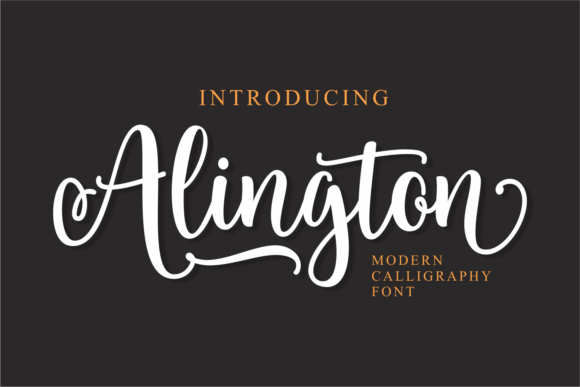 Alington: The Handcrafted Script Font for Your Product Labels