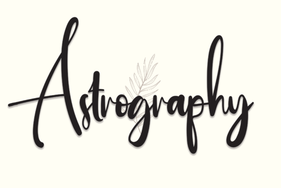 Astrography: A Script Font for Digital Elegance and Brand Character