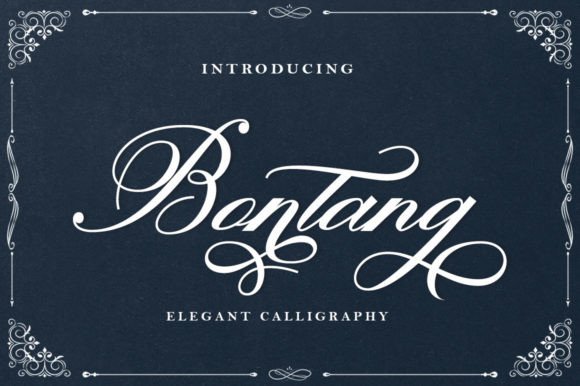 Bontang: A Dazzling Script Font for Digital Design
