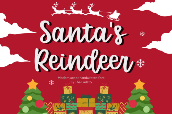 Crafting Joyful Campaigns with the Santa s Reindeer Font