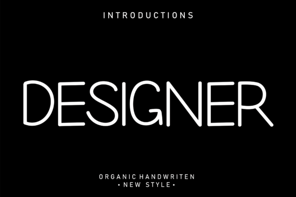 Designer: A Handwritten Font for Editorial Charm