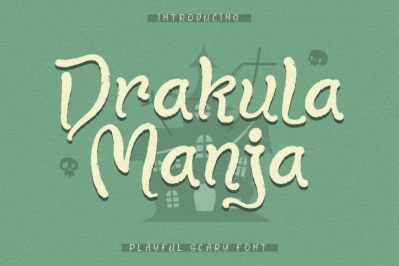 Drakula Manja: A Font with Playful Charm for Crafters