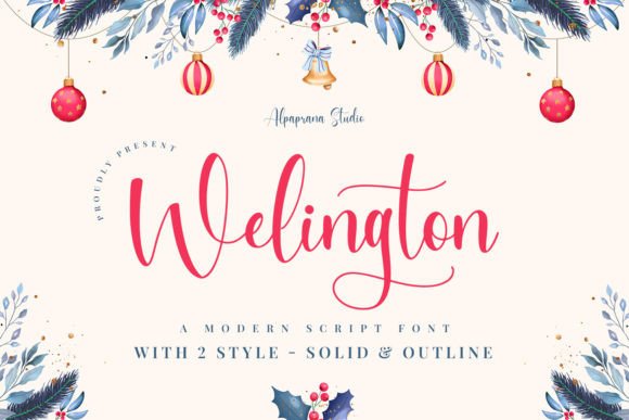 Finding Elegant Flow in Branding with the Welington Font