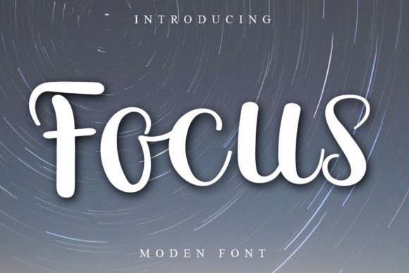 Focus: A Font That Clarifies Your Campaign Message