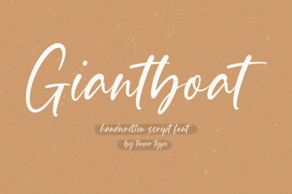 Giantboat: A Script Font That Makes Your Products Shine