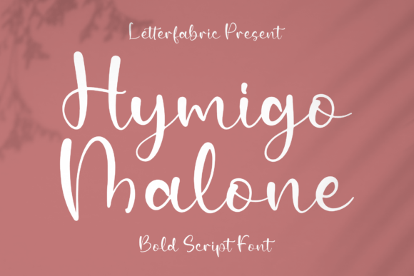 Hymigo Malone: A Script Font for Elegant Branding