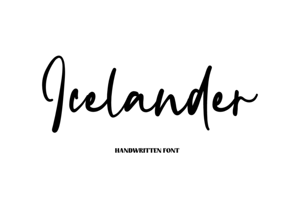 Icelander: A Script Font for Quiet Editorial Moments