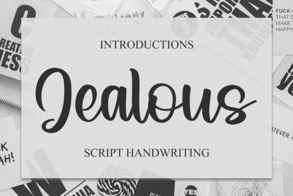 Jealous: A Delicate Script Font for Digital Brand Identity