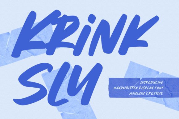 Krinksly: A Quirky Handwritten Font for Creative Brands
