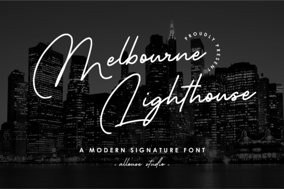 Melbourne Lighthouse: A Modern Signature Font for Clearer Campaigns