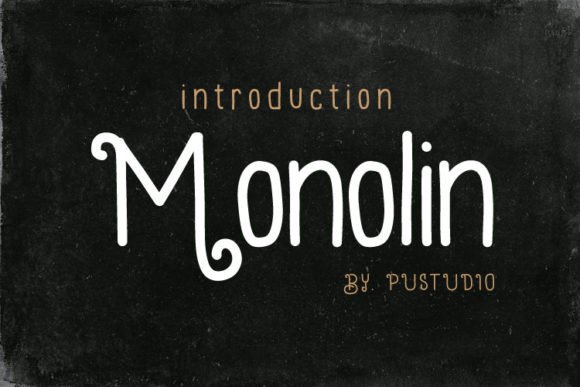 Monolin: A Makers' Favorite Font