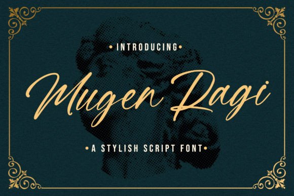 Mugen Ragi: A Script Font for Editorial Expression