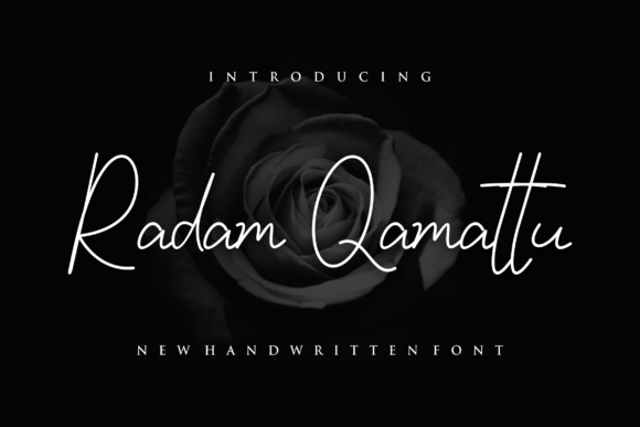Radam Qamattu: A Script Font Designed for Digital Charm