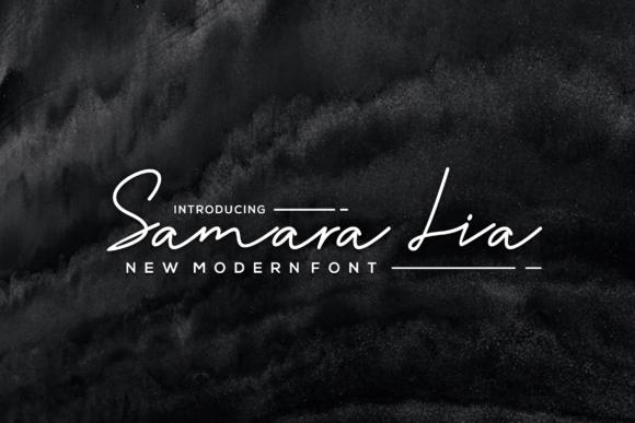 Samara Lia: A Creative Font for Handmade Product Design
