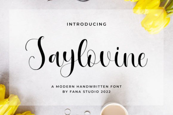 Saylovine: A Font That Lends Elegance to Handmade Products