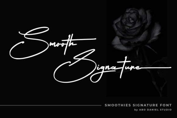 Smooth Signature: A Stylish and Delicate Script Font