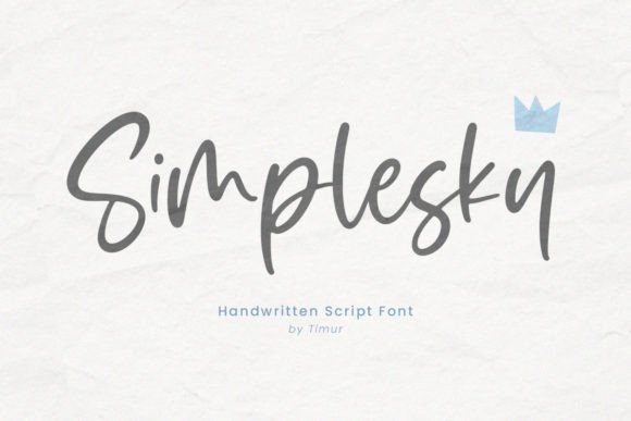 The Simplesky Script Font: Elegant Branding for Your Business