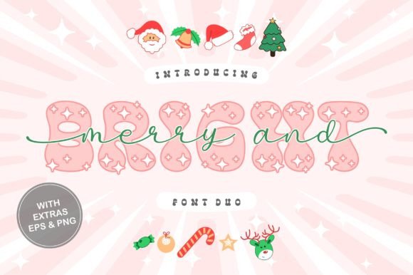 Transform Your Brand with Merry and Bright Duo Font