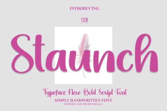 Why Staunch Script Font is a Brand Builder for Small Businesses